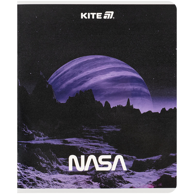 Тетрадь школьная Kite NASA NS25-238, 24 листа, клетка