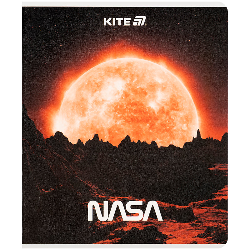 Тетрадь школьная Kite NASA NS25-238, 24 листа, клетка