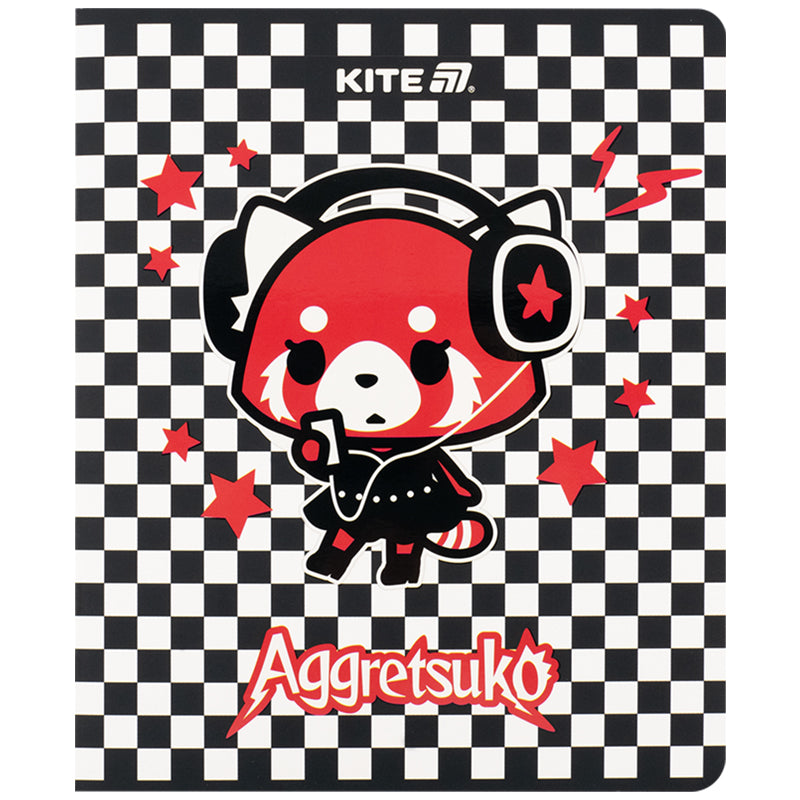 Зошит шкільний Kite Aggretsuko AR25-238, 24 аркуші, клітинка