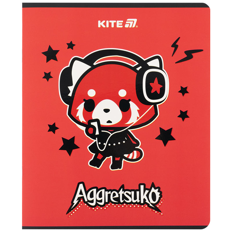 Зошит шкільний Kite Aggretsuko AR25-238, 24 аркуші, клітинка