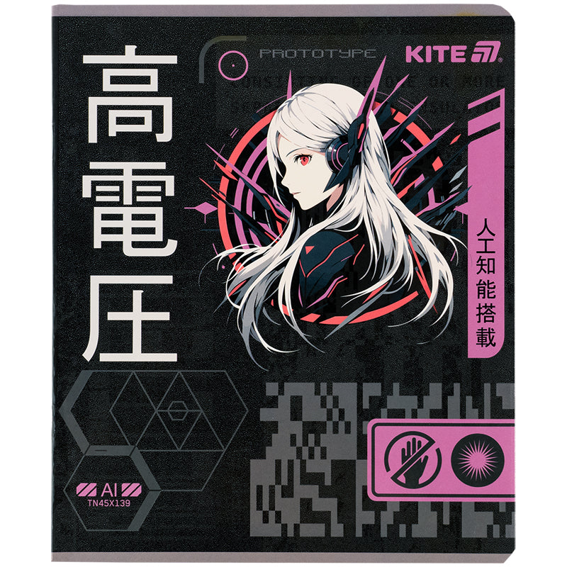 Зошит шкільний Kite Kite Anime K25-239, 24 аркуші, лінія
