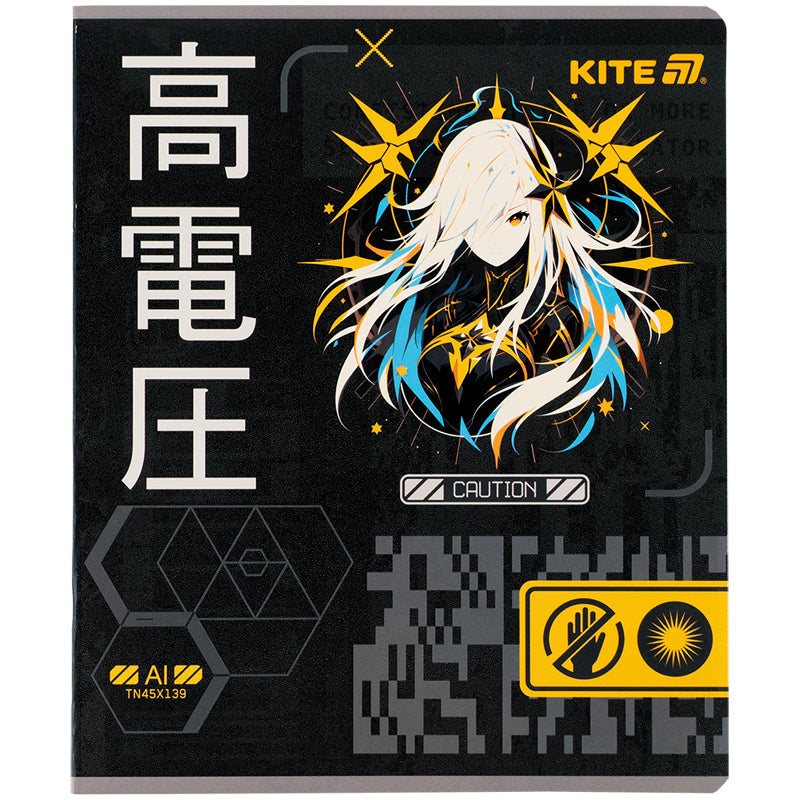 Зошит шкільний Kite Kite Anime K25-239, 24 аркуші, лінія