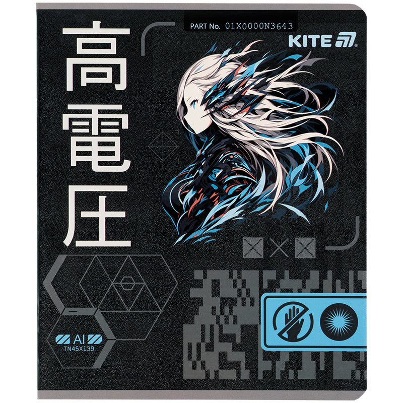 Зошит шкільний Kite Kite Anime K25-239, 24 аркуші, лінія