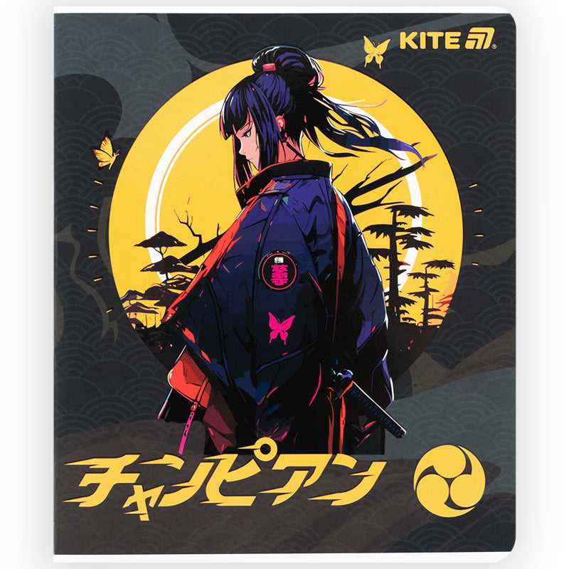 Зошит шкільний Kite Anime K25-259-1, 48 аркушів, клітинка
