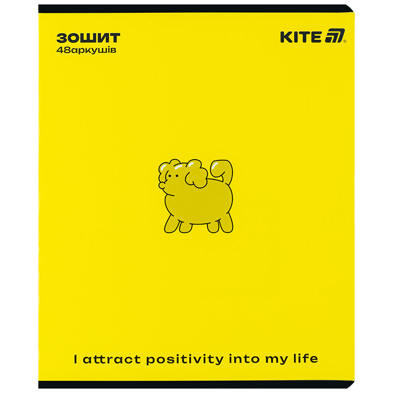 Тетрадь школьная Kite One color K25-259-2, 48 листов, клетка