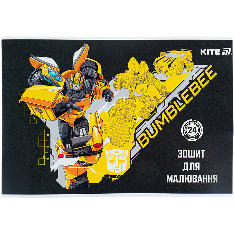 Зошит для малювання Kite Transformers TF25-242, 24 аркуші