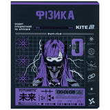 Зошит предметний Kite Cyber K25-240-22, 48 аркушів, клітинка, фізика Зошит предметний Kite Cyber K25-240-22, 48 аркушів, клітинка, фізика