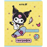 Зошит предметний Kite Kuromi HK25-240-5, 48 аркушів, клітинка, географія Зошит предметний Kite Kuromi HK25-240-5, 48 аркушів, клітинка, географія