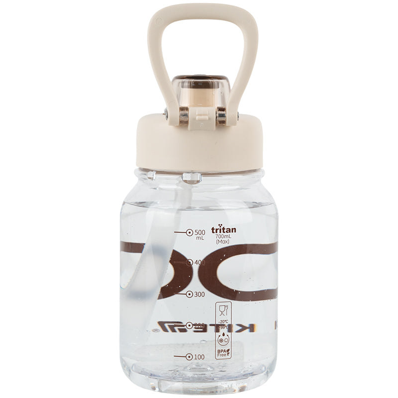 Бутылочка для воды Kite K25-1217-1, 700 мл, бело-коричневая
