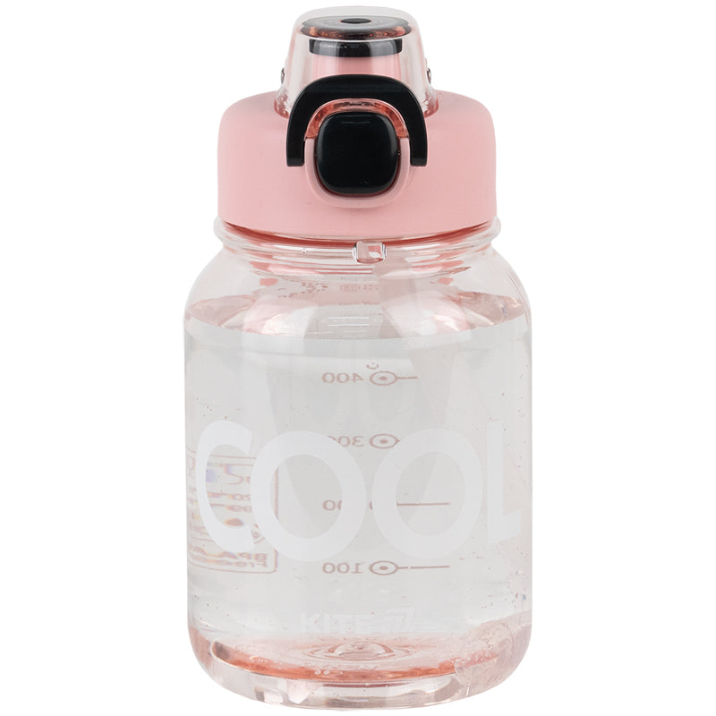 Бутылочка для воды Kite K25-1217-3, 700 мл, розово-черная