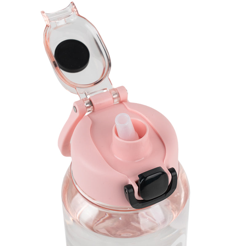 Бутылочка для воды Kite K25-1217-3, 700 мл, розово-черная