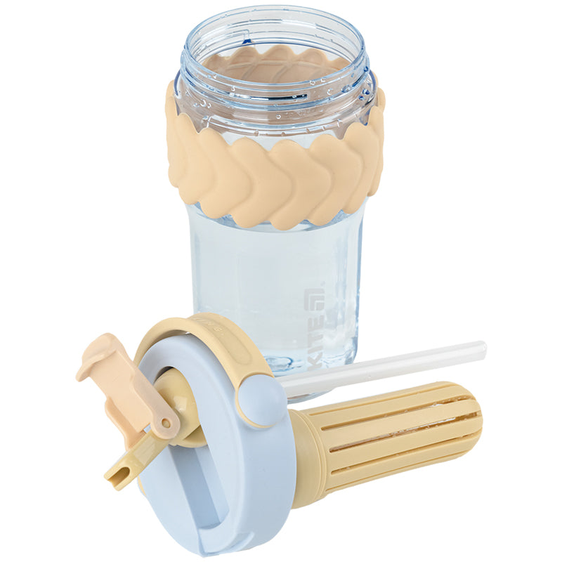 Стакан для воды Kite K25-1230-1, 700 мл, бежево-голубой