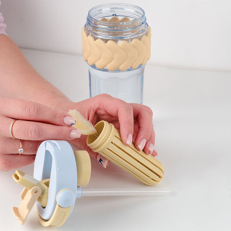 Стакан для воды Kite K25-1230-1, 700 мл, бежево-голубой