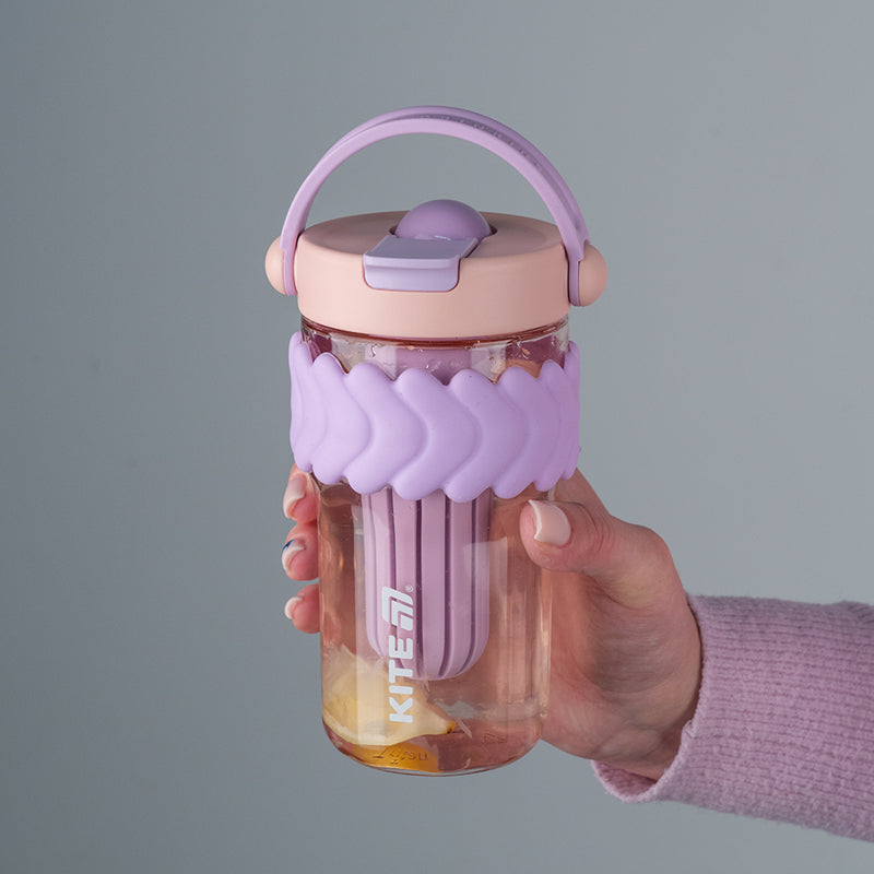 Стакан для воды Kite K25-1230-2, 700 мл, лилово-розовый