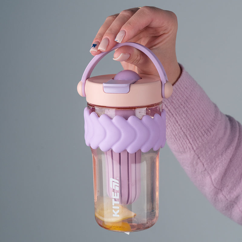 Стакан для воды Kite K25-1230-2, 700 мл, лилово-розовый