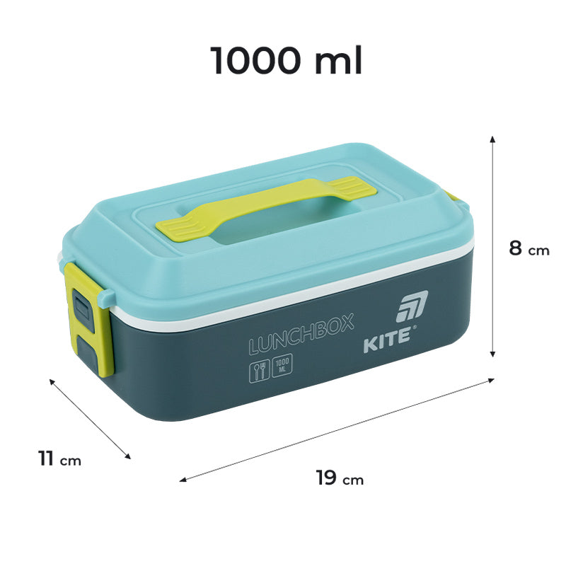 Ланчбокс Kite K25-1183-2, 1000 мл, синій