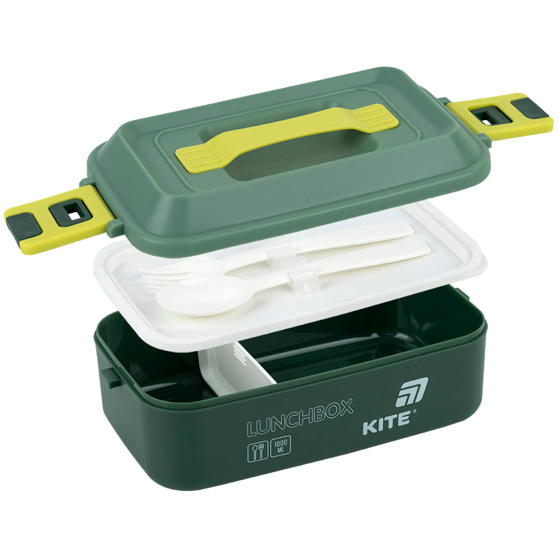 Ланчбокс Kite K25-1183-3, 1000 мл, зелений