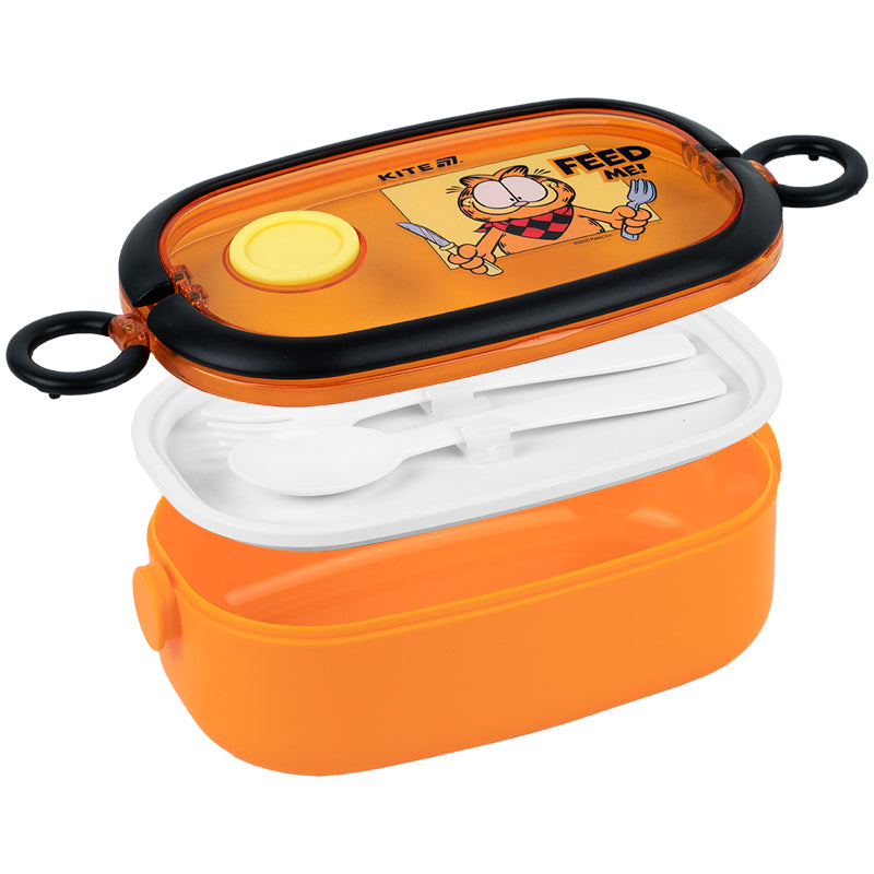 Ланчбокс Kite Garfield GF25-1180, 900 мл, помаранчевий