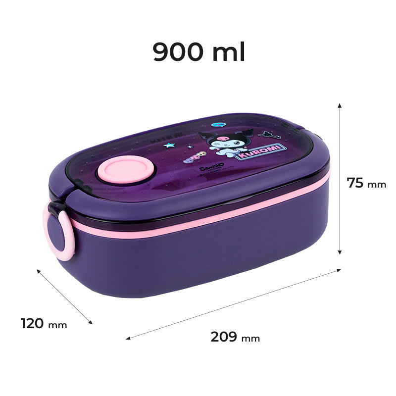 Ланчбокс Kite Kuromi HK25-1180, 900 мл, фіолетовий