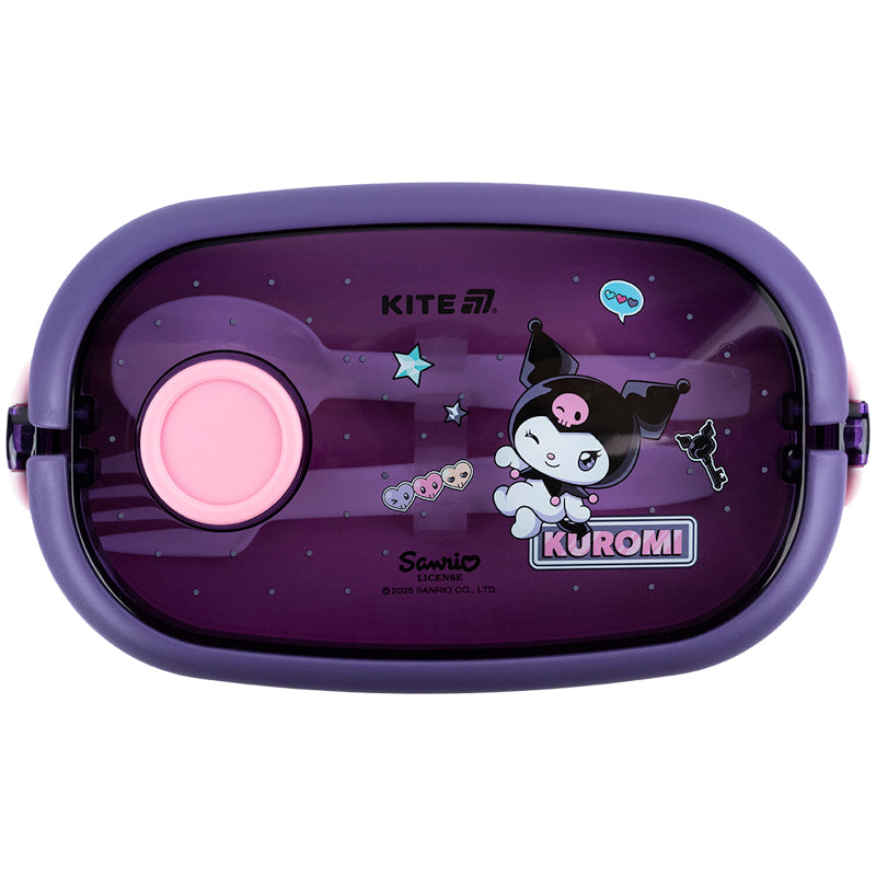 Ланчбокс Kite Kuromi HK25-1180, 900 мл, фіолетовий