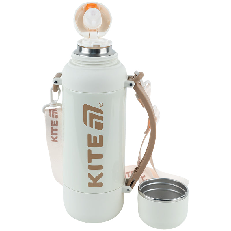 Термос Kite K25-1225-2, 1200 мл, бежевий