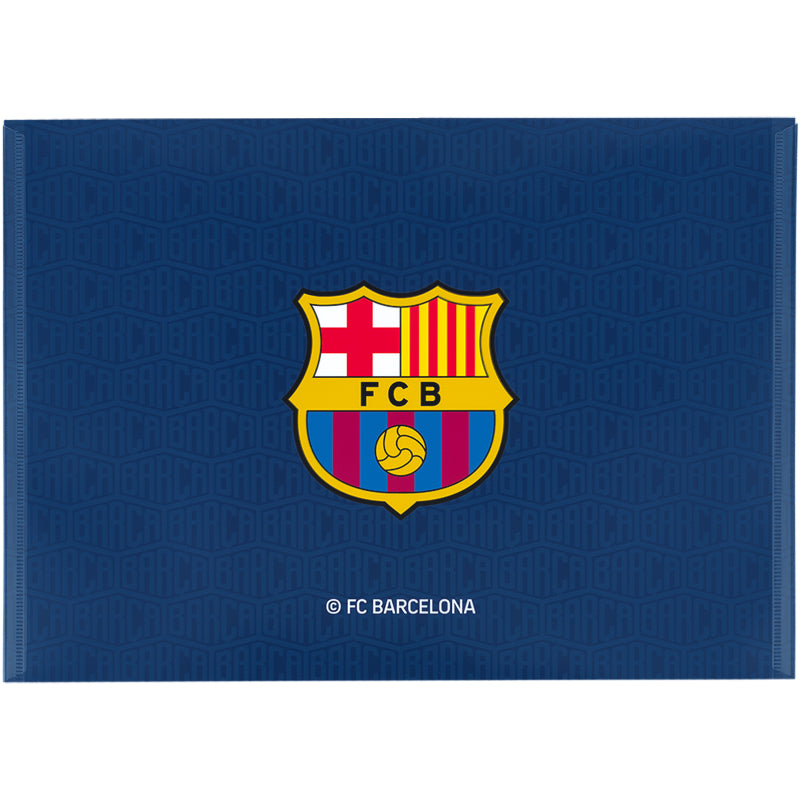 Папка на кнопці Kite FC Barcelona BC25-244, А4