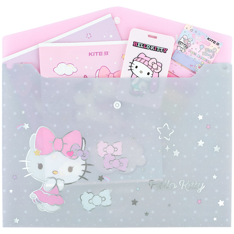 Папка на кнопці Kite Hello Kitty HK25-244-5, А4