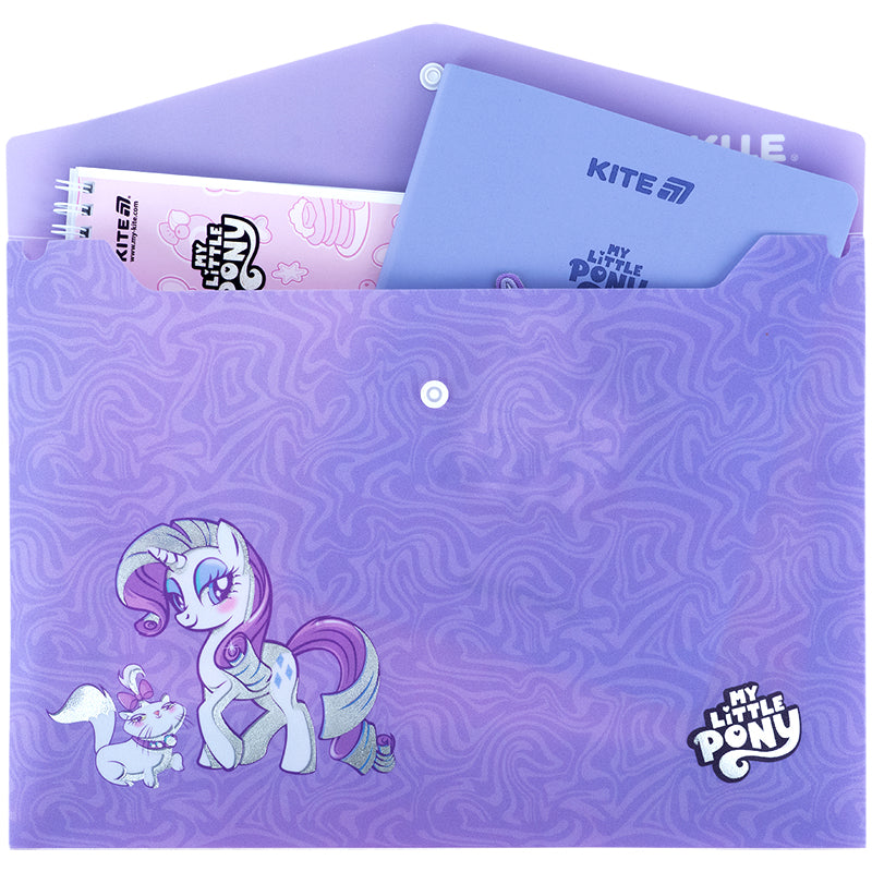 Папка на кнопці Kite My Little Pony LP25-244, A4