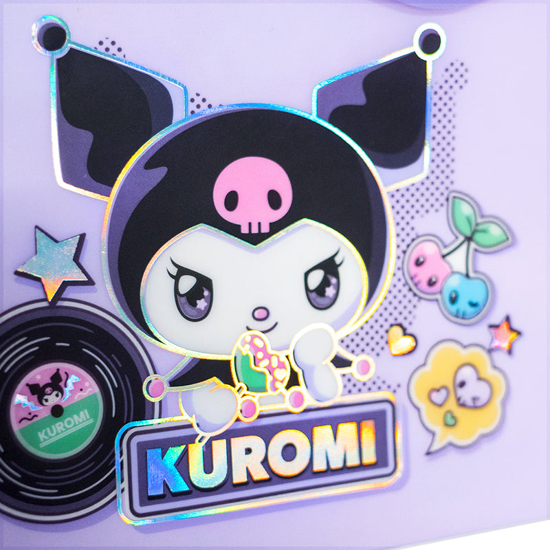 Папка на кнопці Kite Kuromi HK25-245-1, А5