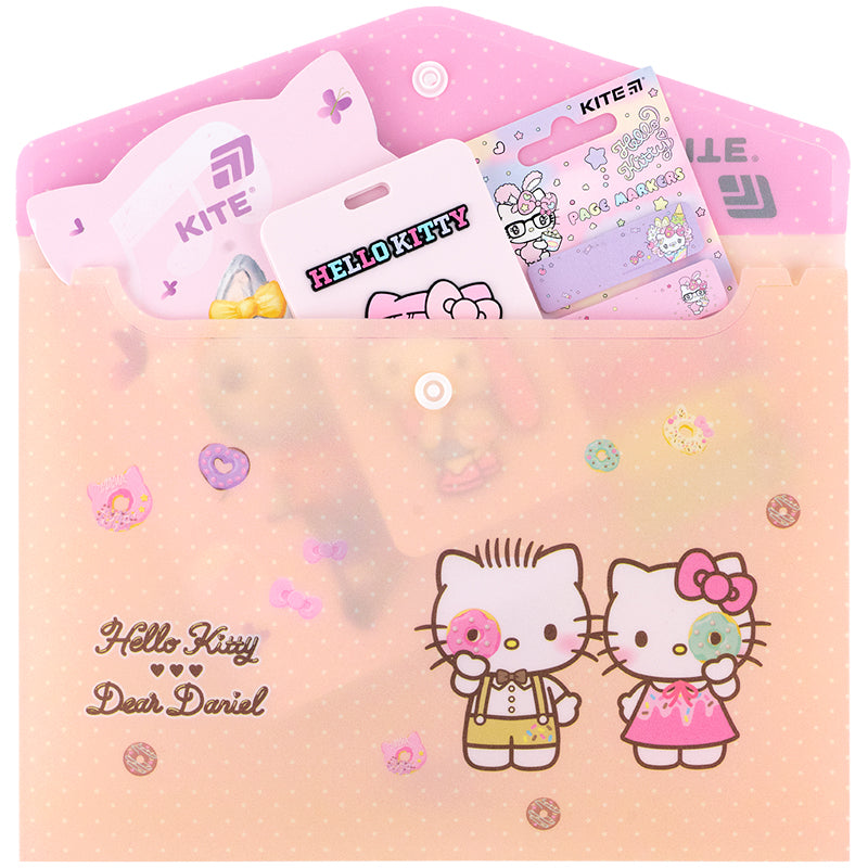 Папка на кнопці Kite Hello Kitty HK25-245-2, А5