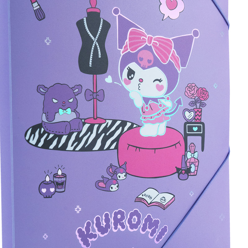 Папка на гумці Kite Kuromi HK25-247-1, A4