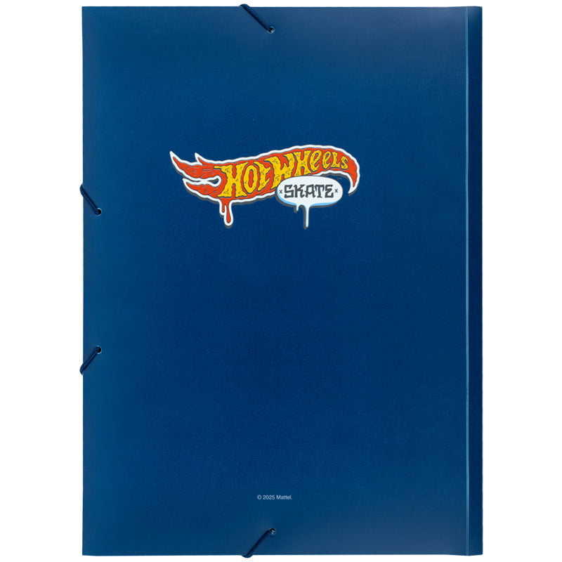 Папка на резинках Kite Hot Wheels HW25-247, A4