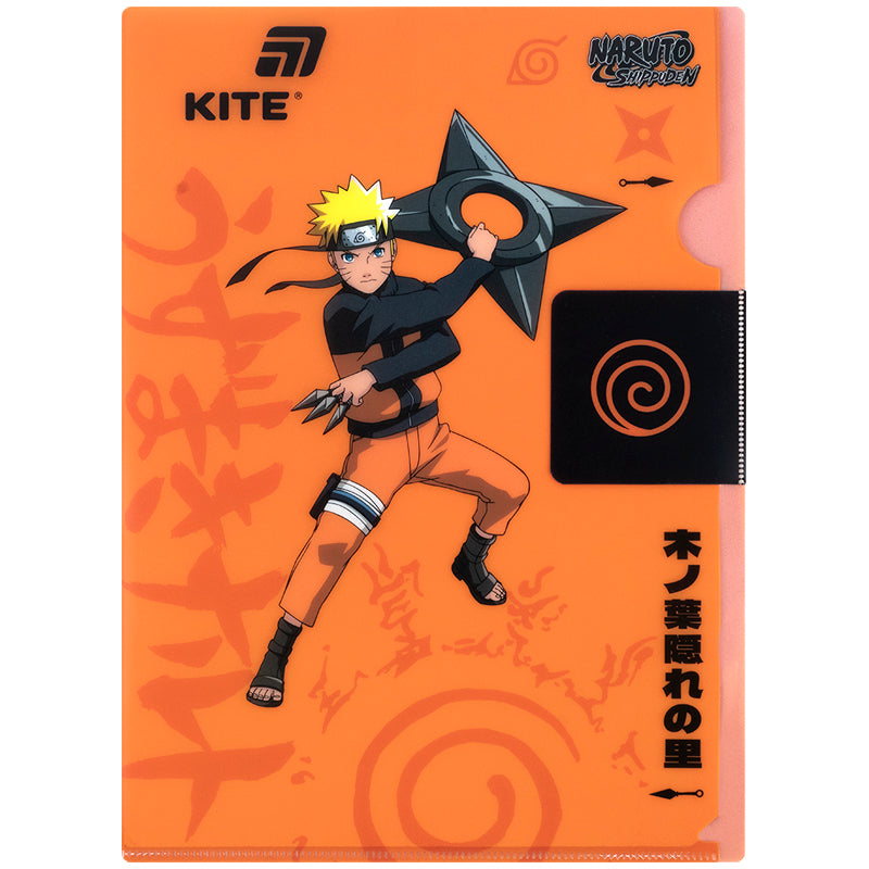 Папка-куточок з клапаном Kite Naruto NR25-248, A4