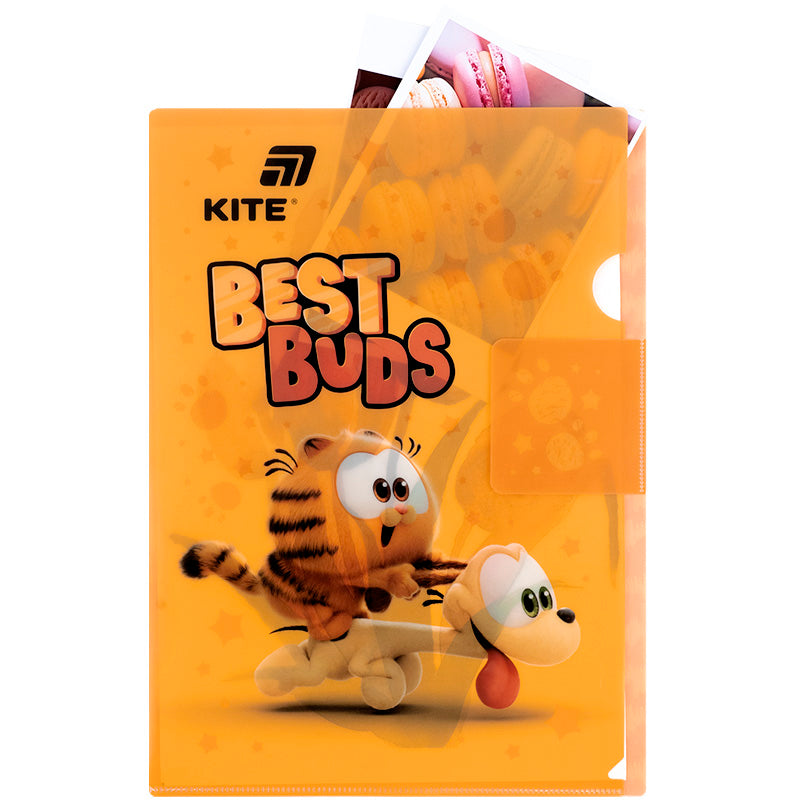 Папка-куточок з клапаном Kite Garfield GF25-248-2, A4