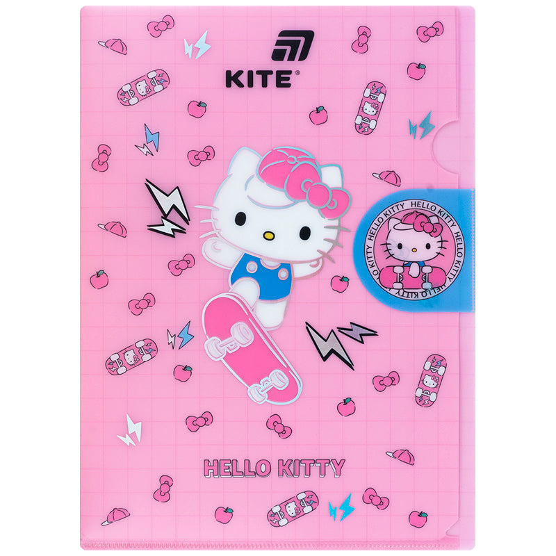Папка-куточок з клапаном Kite Hello Kitty HK25-248-4, A4