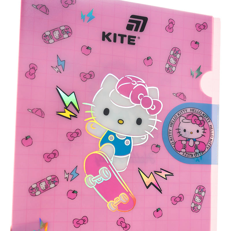 Папка-куточок з клапаном Kite Hello Kitty HK25-248-4, A4