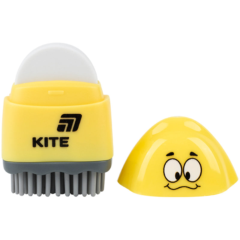 Точилка з контейнером та гумкою Kite Faces K25-365, асорті