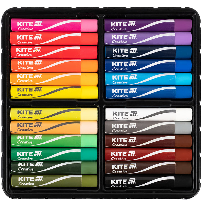 Пастель масляна Kite Creative K-200-24, 24 кольори