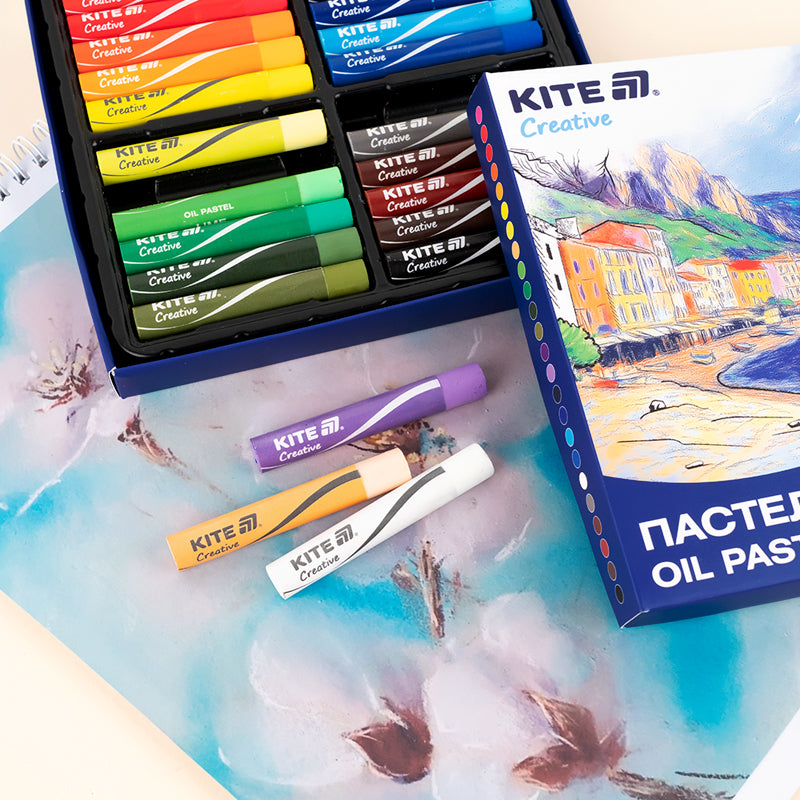 Пастель масляна Kite Creative K-200-24, 24 кольори