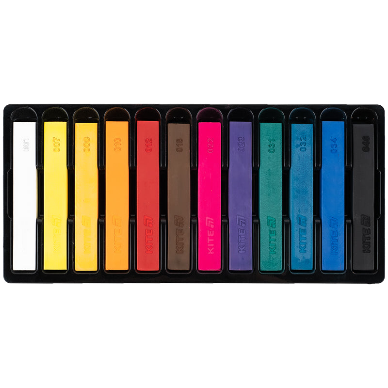 Пастель суха Kite Creative K-071, 12 кольорів