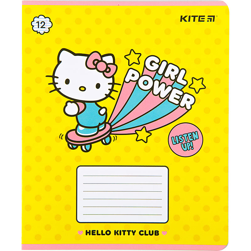 Зошит шкільний Kite Hello Kitty HK22-234, 12 аркушів, лінія