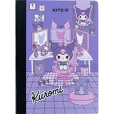 Блокнот з магнітною закладкою Kite Kuromi HK24-192, А5, 60 аркушів, клітинка Блокнот з магнітною закладкою Kite Kuromi HK24-192, А5, 60 аркушів, клітинка