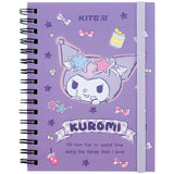 Блокнот на спіралі Kite Kuromi HK24-229, А6, 80 аркушів, клітинка Блокнот на спіралі Kite Kuromi HK24-229, А6, 80 аркушів, клітинка