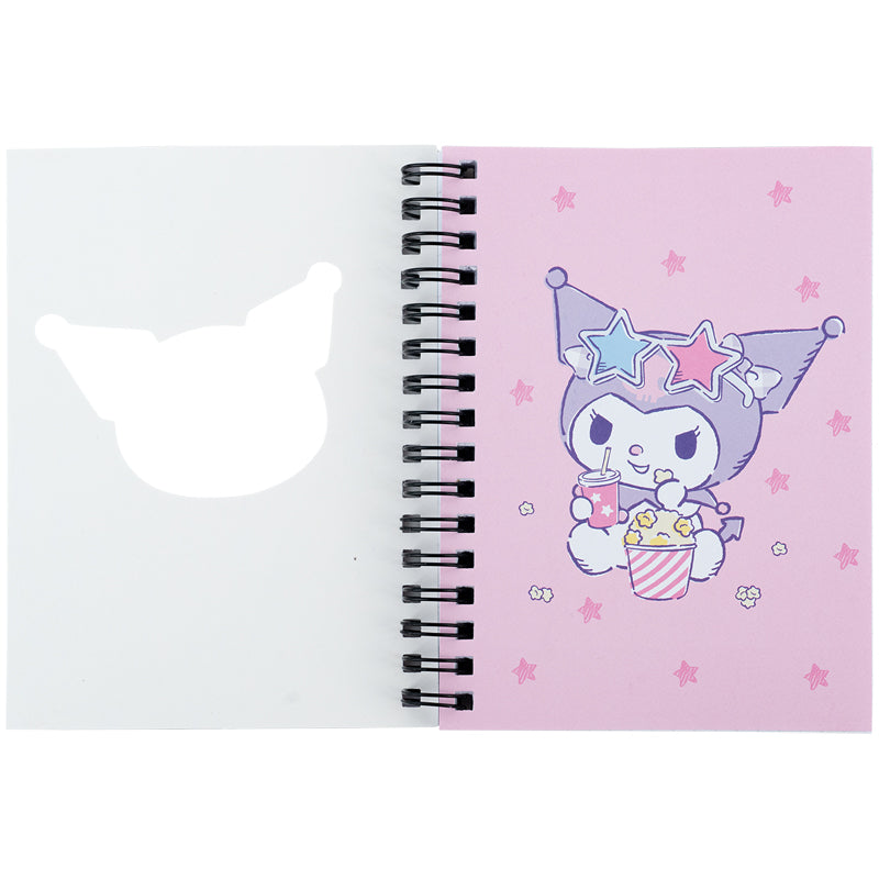 Блокнот на спирали Kite Kuromi HK24-229, А6, 80 листов, клетка
