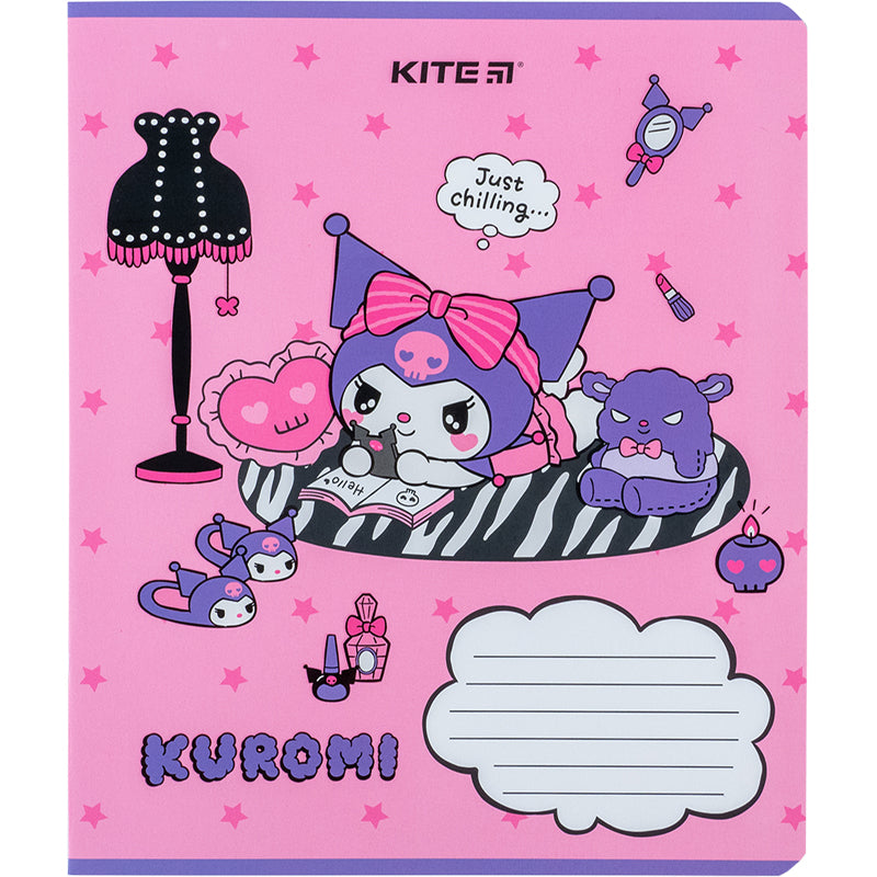 Зошит шкільний Kite Kuromi HK24-232-2, 12 аркушів, клітинка