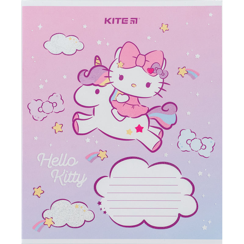 Тетрадь школьная Kite Hello Kitty HK24-235-1, 12 листов, в косую линию