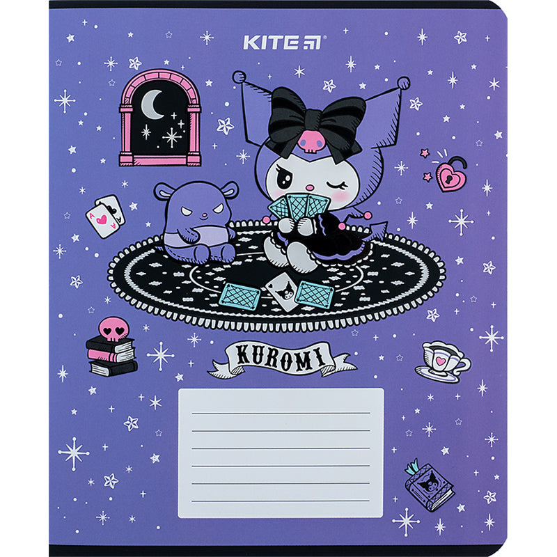 Зошит шкільний Kite Kuromi HK24-236, 18 аркушів, клітинка