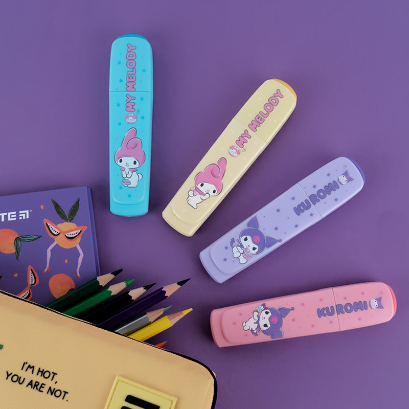Маркер Highlighter Kite Kuromi HK24-444, набор из 4-х цветов