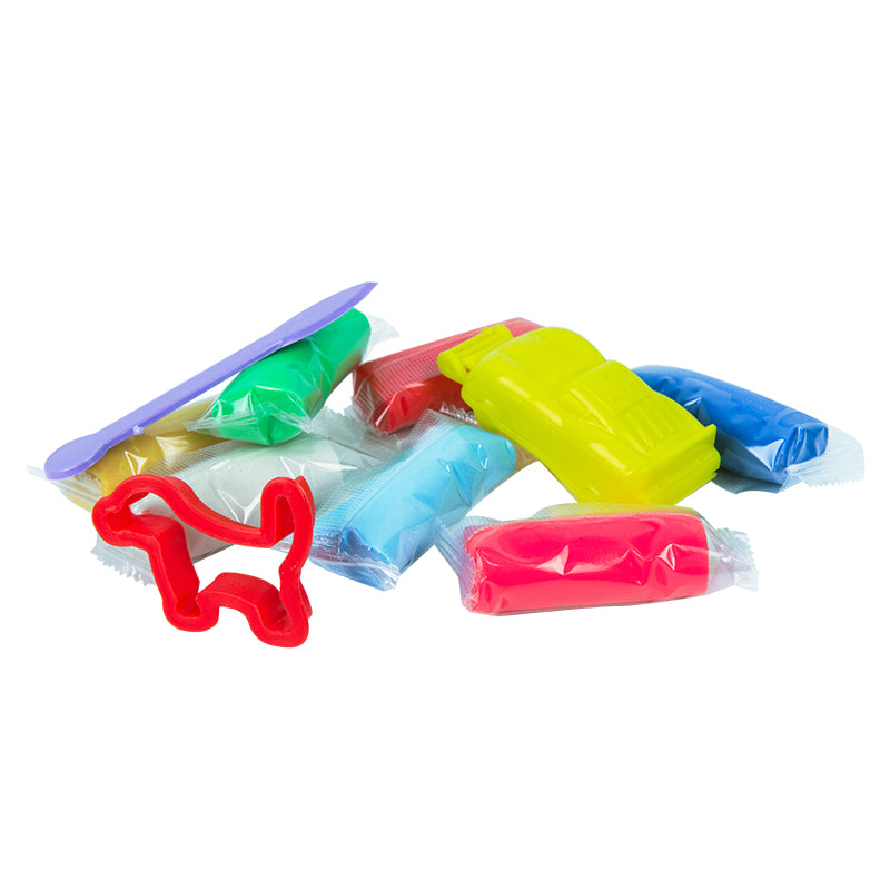 Тісто для ліпки кольорове Kite Hot Wheels HW23-137, 8*20г+2 формочки+стек