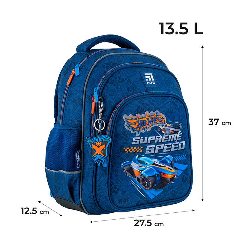 Рюкзак школьный Kite Education Hot Wheels HW24-763S